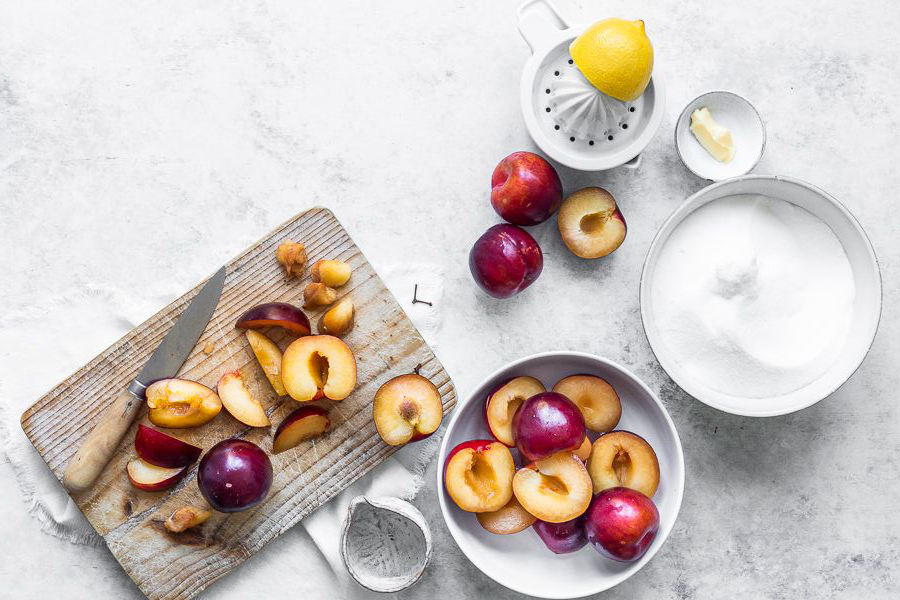 مواد لاطم مربا آلو