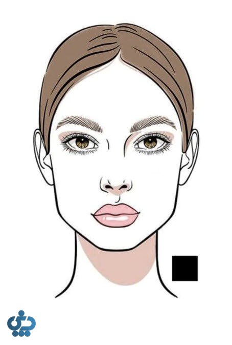 آرایش متناسب با فرم صورت مربعی