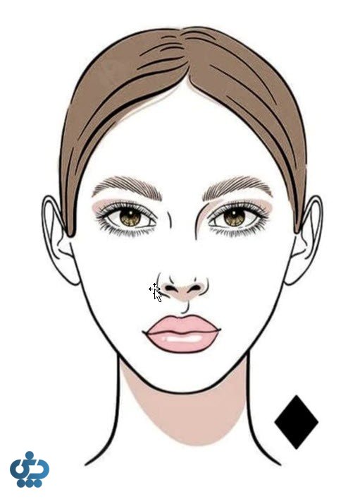 آرایش متناسب با فرم صورت الماسی (لوزی)