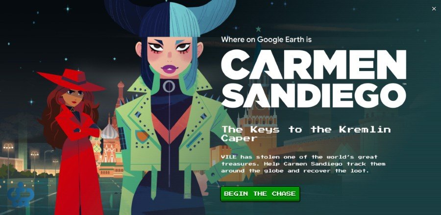 Where on Google Earth is Carmen Sandiego?
