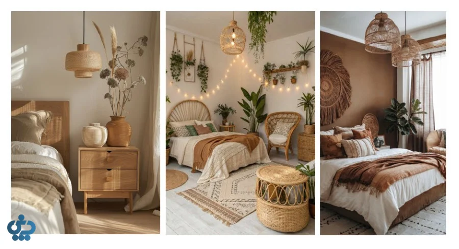 دکوراسیون بوهو در اتاق خواب