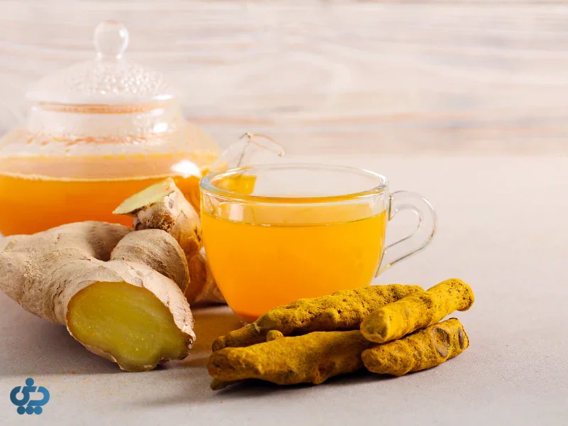 دمنوش زنجبیل و زردچوبه