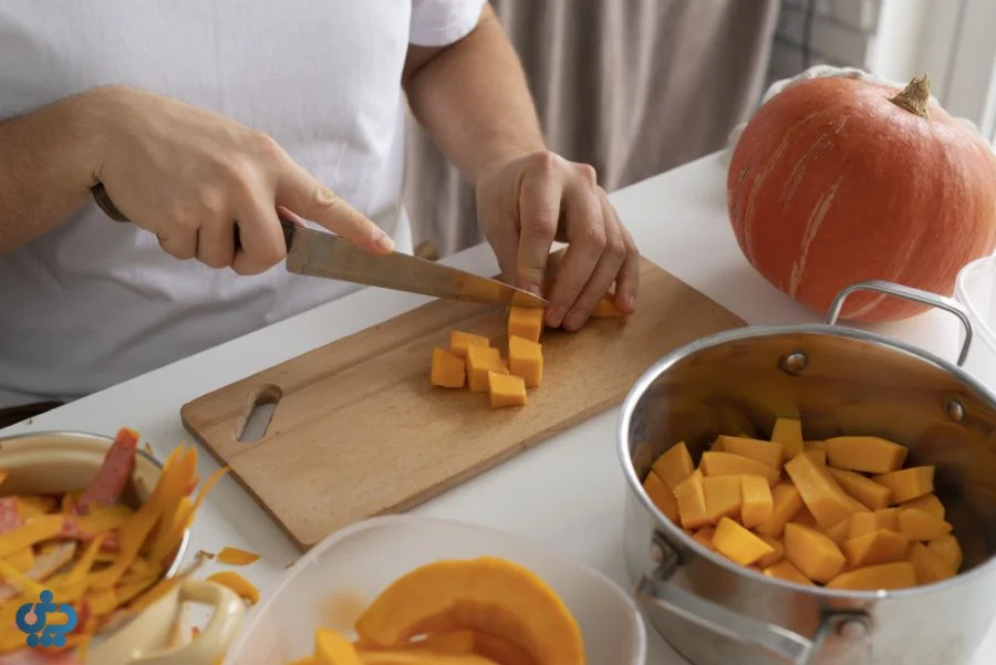 خرد کردن کدو