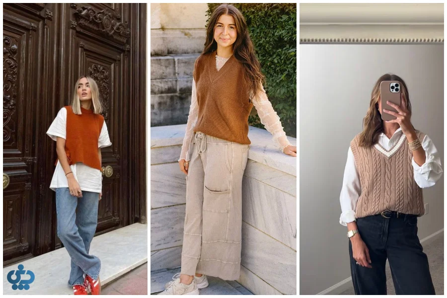 بهترین ترکیب رنگ‌ها برای استایل با وست بافت