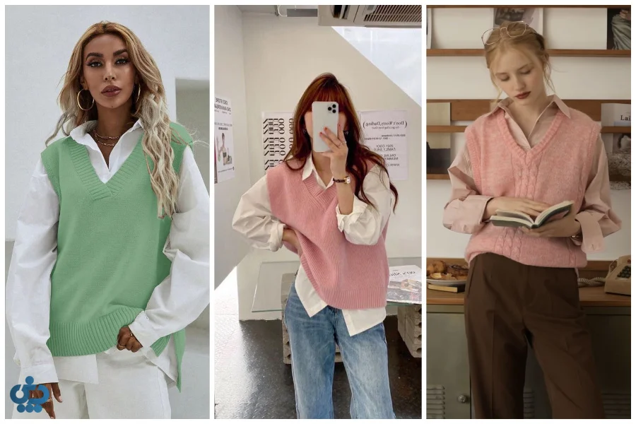 بهترین ترکیب رنگ‌ها برای استایل با وست بافت