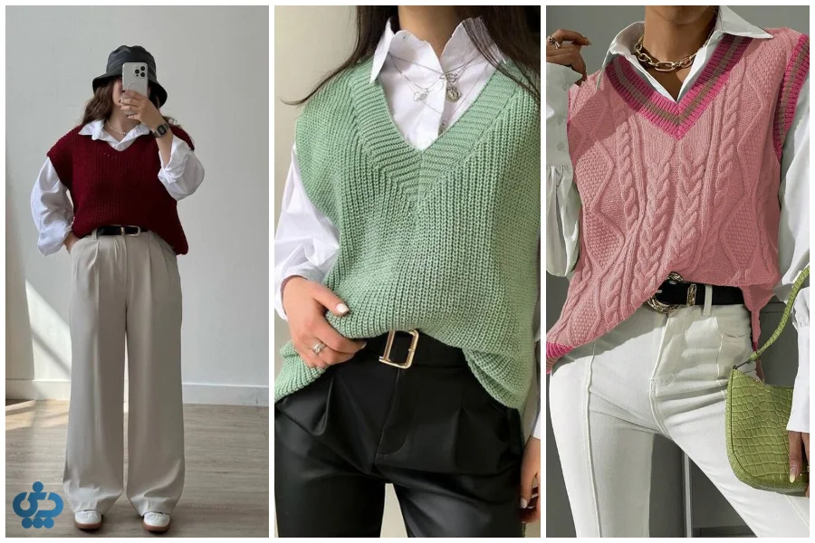 بهترین ترکیب رنگ‌ها برای استایل با وست بافت