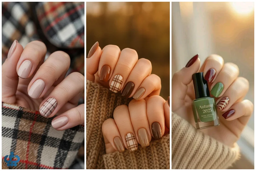 ایده‌های جذاب طراحی ناخن پاییزی