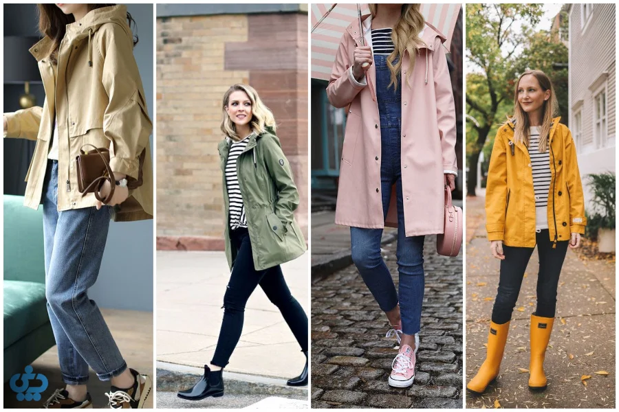 بهترین ترکیب رنگ برای استایل با بارانی