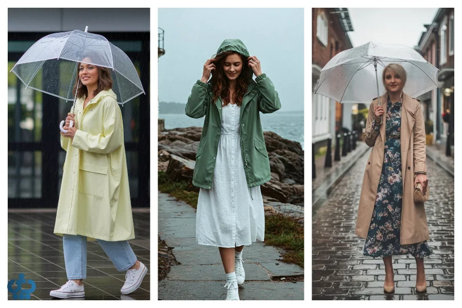 بهترین استایل مهمانی با بارانی کوتاه