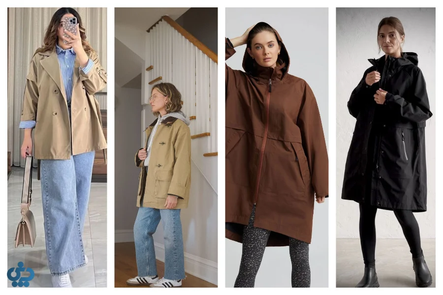 بهترین ترکیب رنگ برای استایل با بارانی