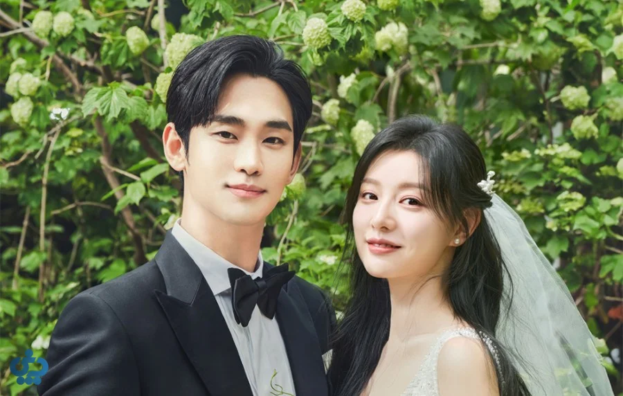 پوستر سریال کرهای Queen of Tears با بازی کیم سوهیون و کیم جیوون