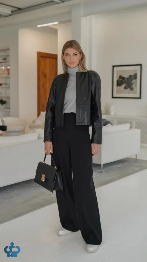 استایل مونوکروم یا تک رنگ زمستانی