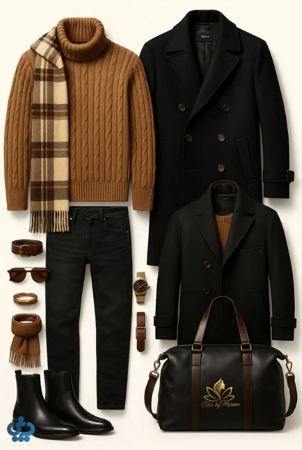 لایه بندی استایل زمستانی مردانه