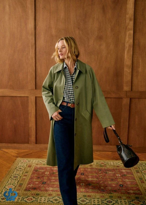 ایده استایل با ترنج کت سبز