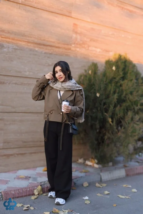 ایده استایل با ترنج کت