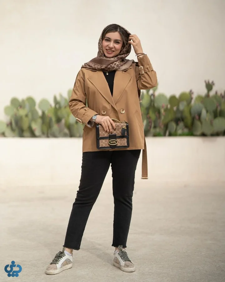 ایده استایل با ترنج کت