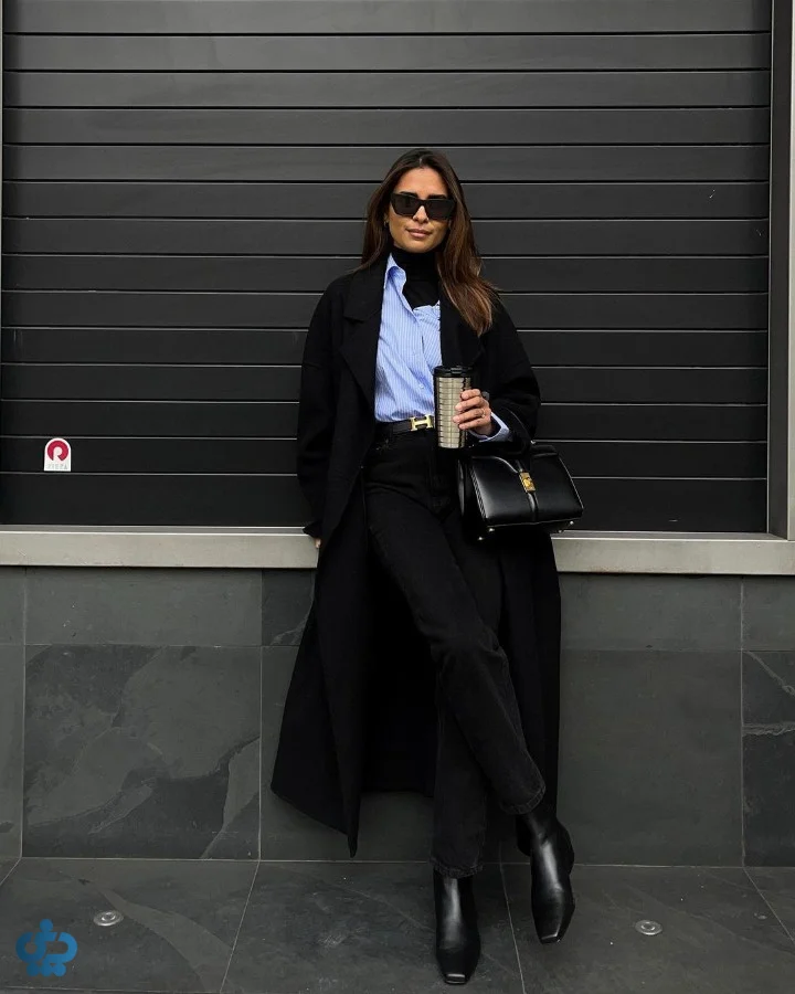 ایده استایل با ترنج کت بژ