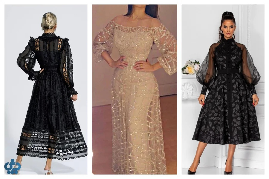 ست کردن لباس‌های توری برای مهمانی