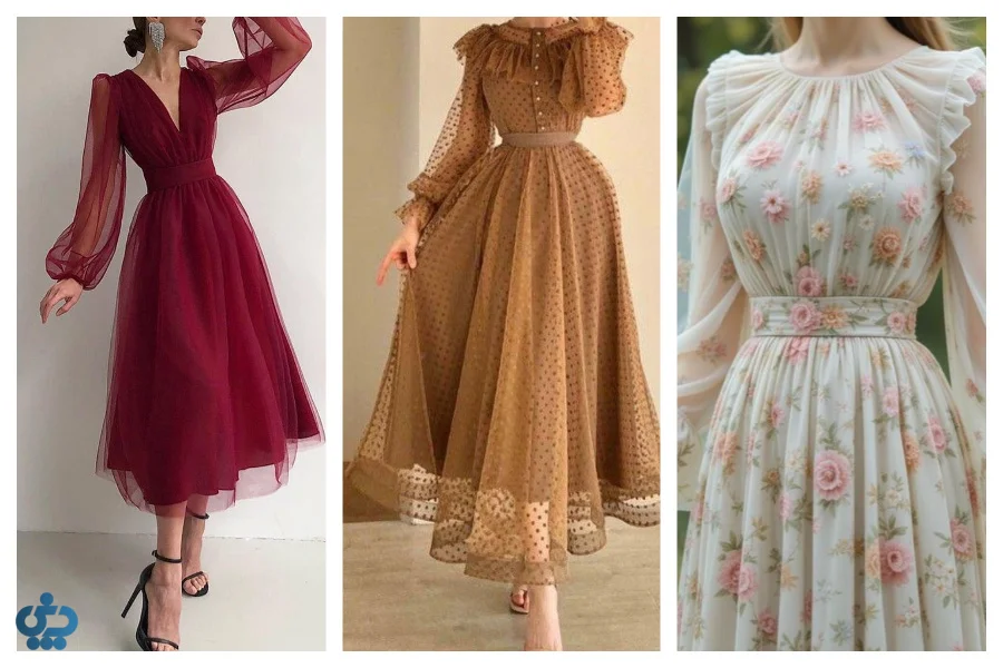 ست کردن لباس‌های توری برای مهمانی