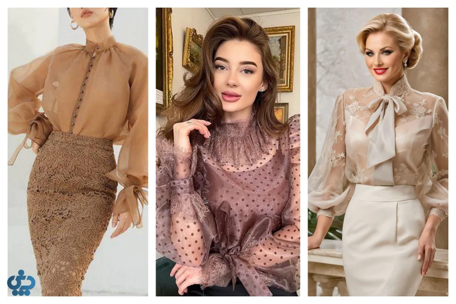 ست کردن لباس‌های توری برای مهمانی