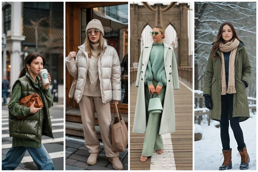 بیش از 5 ترفند ایده استایل زمستانی شیک و جذاب برای خانم ها