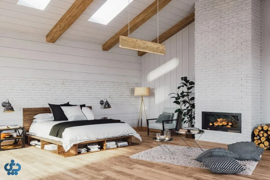 Bedroom in Scandinavia