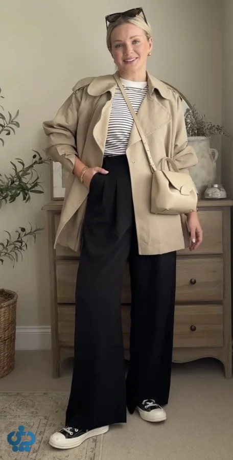 استایل بژ با رنگ مشکی