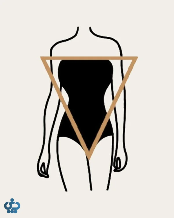 استایل اندام مثلث وارونه