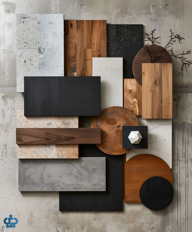 پالت رنگی در دکوراسیون صنعتی