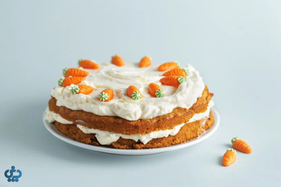 کیک هویج و گردو