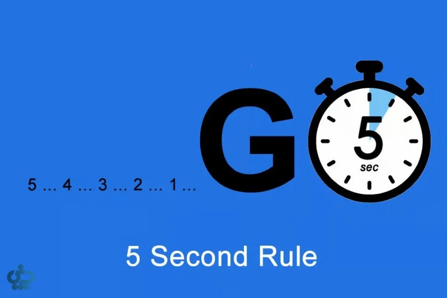 The 5-second rule and small tasks
