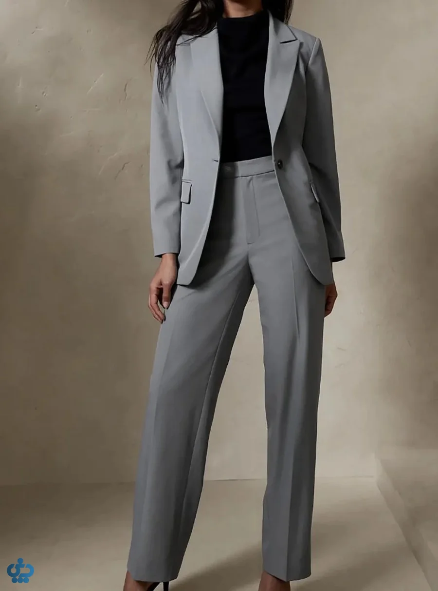 استایل رسمی زنانه خاکستری