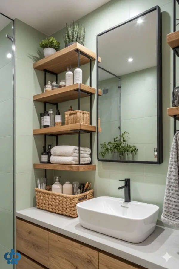 اصول طلایی برای سازماندهی حمام‌های کوچک