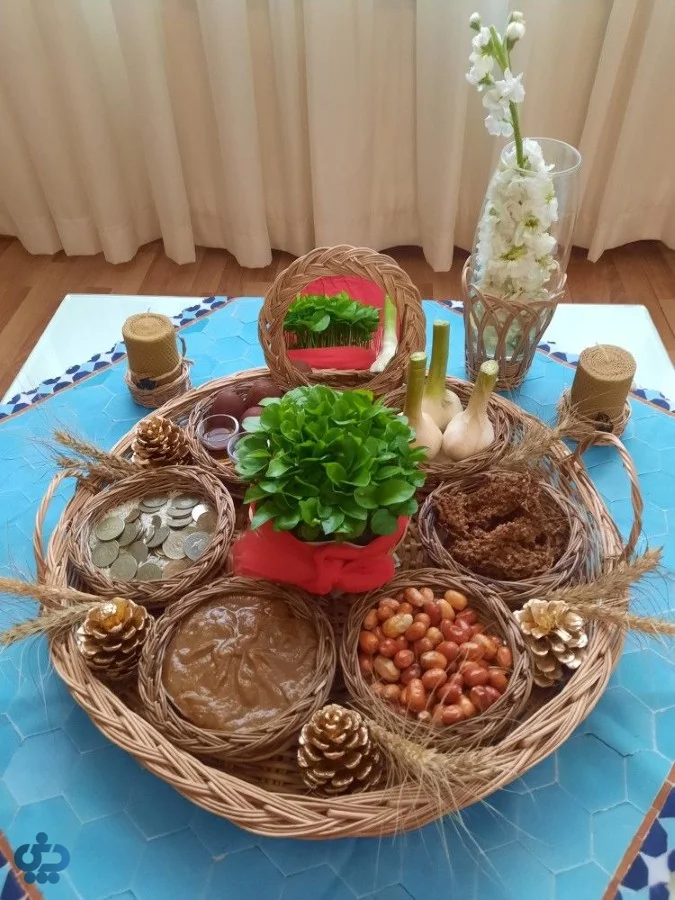 ایده سفره هفت سین عروس