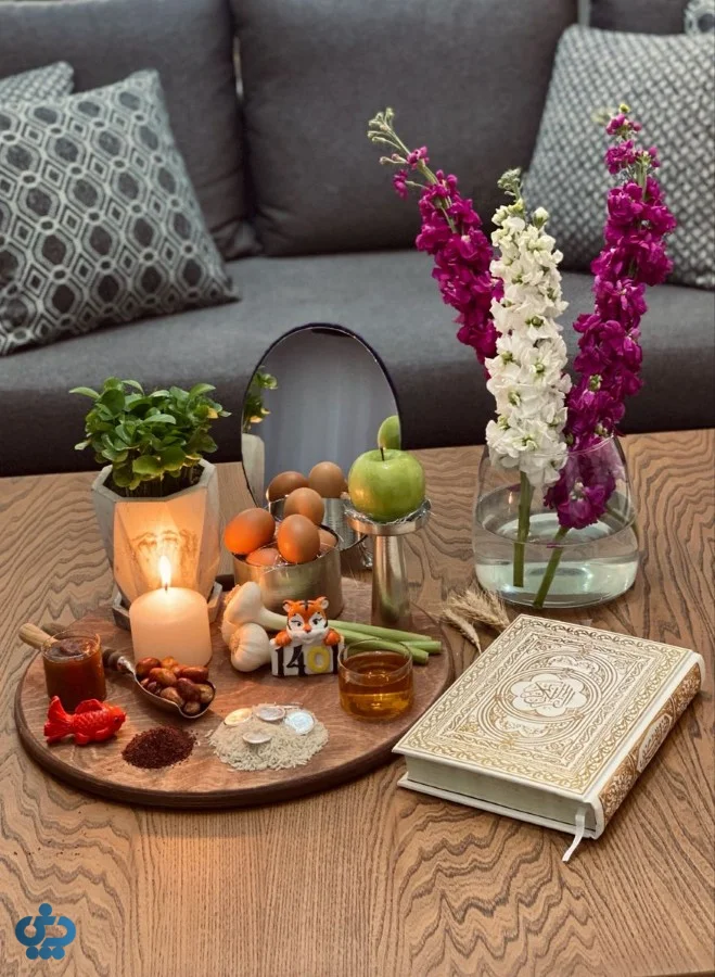 چیدمان سفره هفت سین