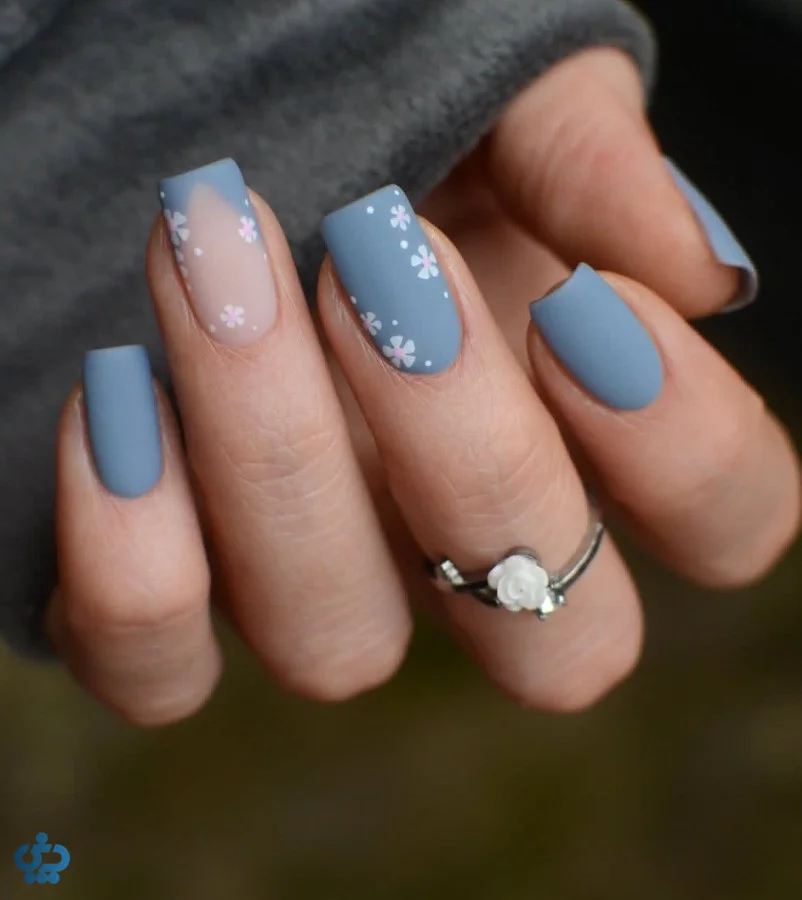 ایده طراحی آبی مه آلود