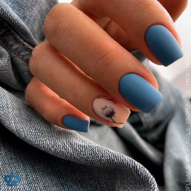 ایده طراحی آبی مه آلود