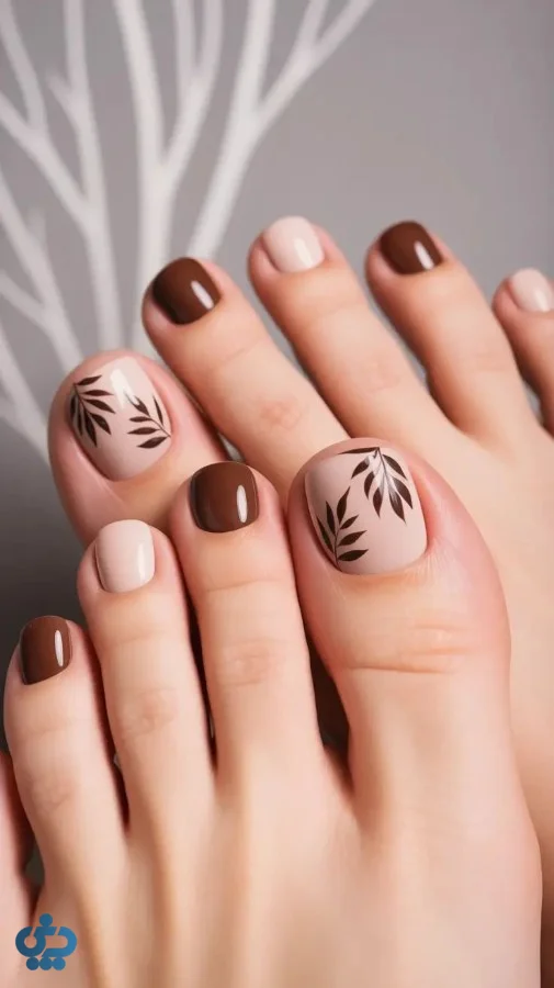 ایده ناخن پا2026