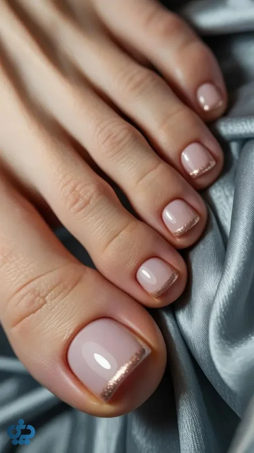 فرنچ مدرن ناخن پا