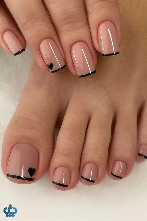 انتخاب رنگ لاک برا اساس رنگ پوست برای ناخن پا