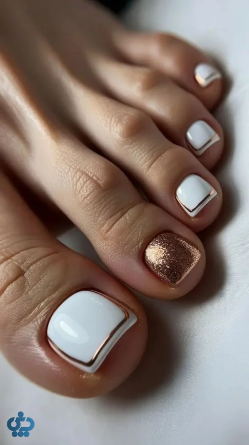 انتخاب رنگ لاک برا اساس رنگ پوست برای ناخن پا