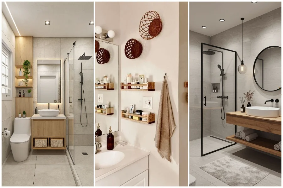 سازماندهی حمام کوچک: ۲۰ ترفند طلایی برای دکوراسیونی شیک، دلباز و منظم