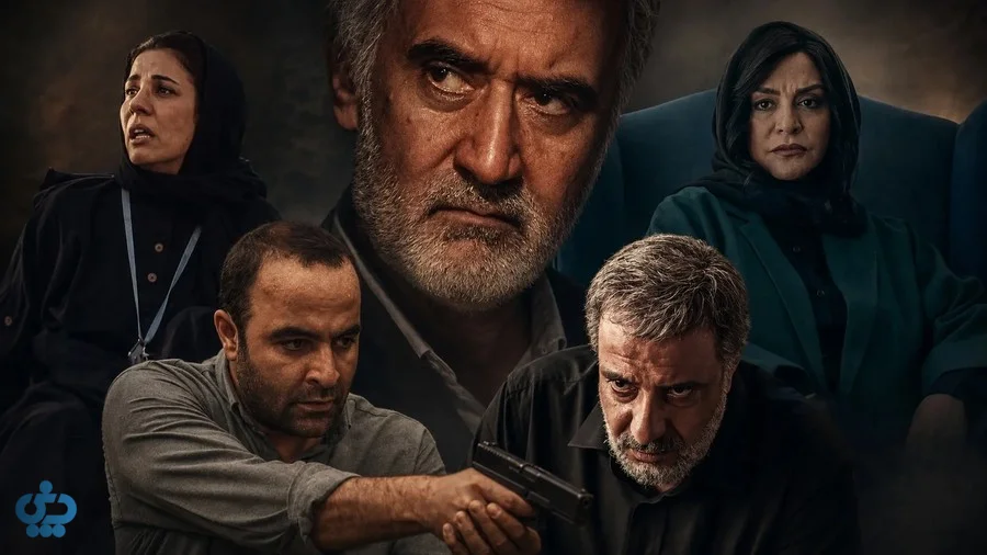 مریلا زارعی و بازیگران سریال جنایی کوری