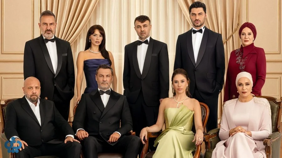 تصویر گروهی بازیگران سریال شربت زغالاخته Kızılcık Şerbeti